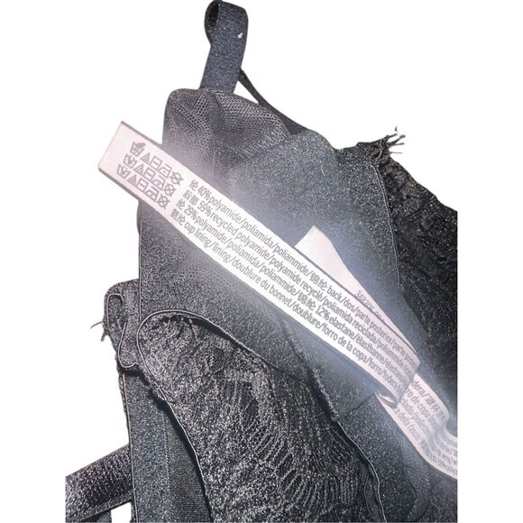 Beautiful Victoria secret bodysuit lace up corset front floral bows mesh Lacey s - Picture 9 of 11